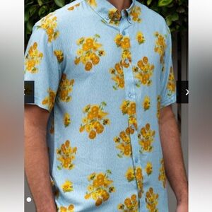 RSVLTS x Van Gogh Museum® "Sunflowers" short-sleeve shirt Floral size L